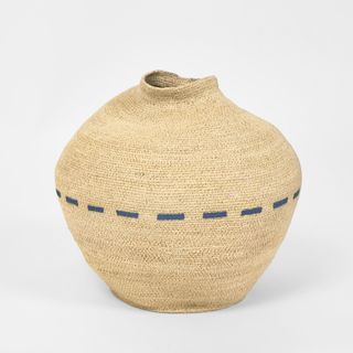 Stitch Woven Basket Natural