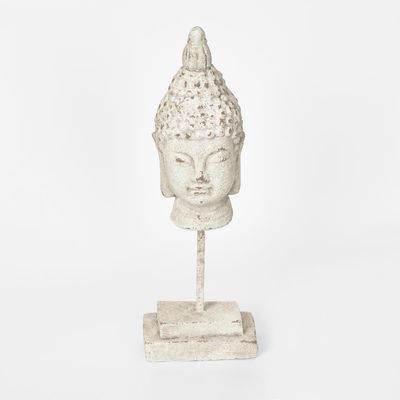 Cement Buddha on Stand