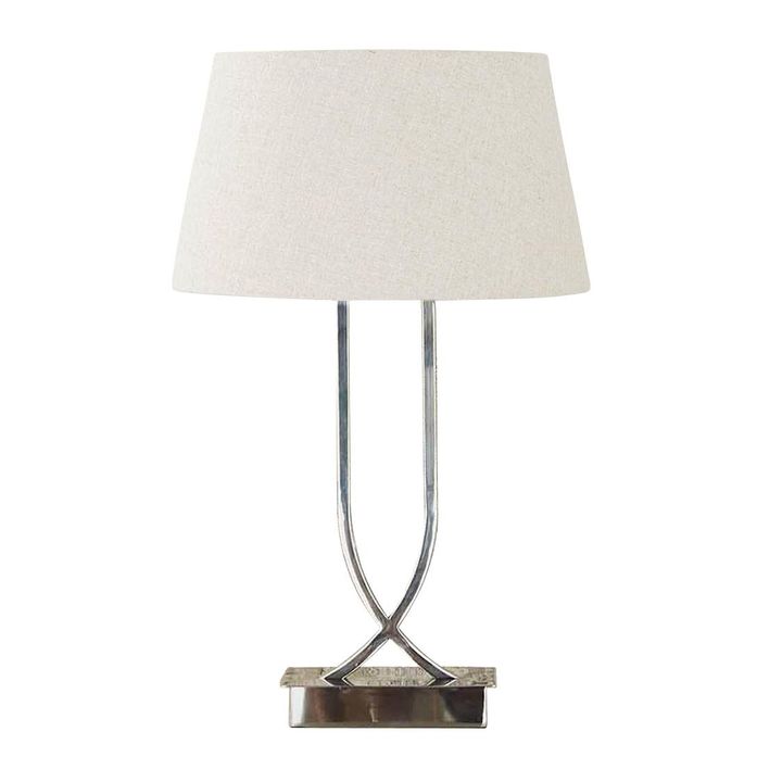 Southern Cross Table Lamp Base Shiny Nickel- Base Only
