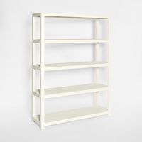 Carfu Wooden Shelf 45x150x200 White