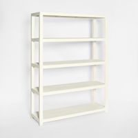Carfu Wooden Shelf 45x150x200 White
