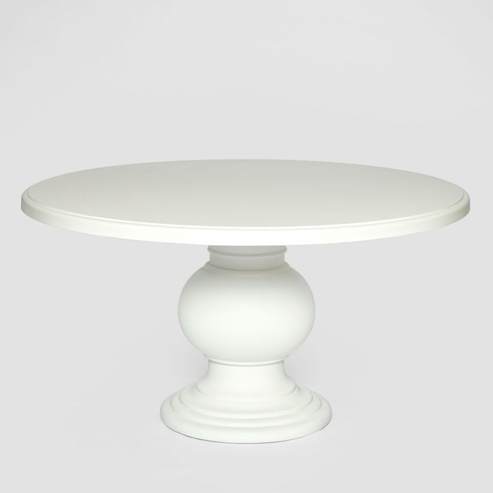 Calabria Round Dining Table White - Outdoor