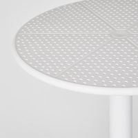 Ellee Café Bistro Table All Weather outdoor White 60cm