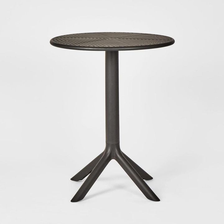 Ellee Café Bistro Table All Weather outdoor Black 60cm