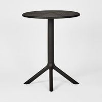 Ellee Café Bistro Table All Weather outdoor Black 60cm