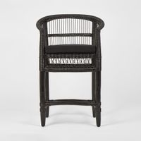 Livingstone Bar Stool Black/Black Cushion - Outdoor Under-Cover
