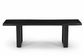 Milton Bench Black 140cm