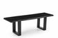 Milton Bench Black 140cm