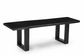 Milton Bench Black 140cm