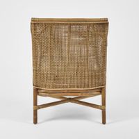 Havana Occasional ArmChair Rattan Cream Cushion