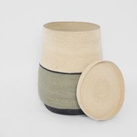 Cassis Woven Basket Green