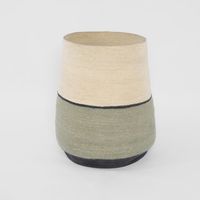 Cassis Woven Basket Green