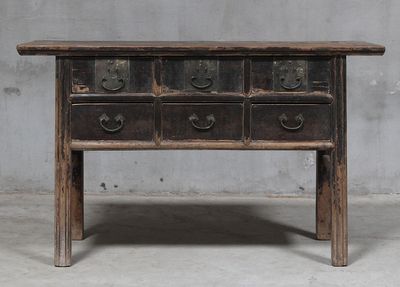 Shanxi 240cm Console Table with Drawers 150 Years Old