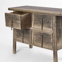 Shanxi 119cm Table with Drawers 130 Years Old