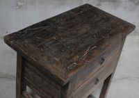 Shanxi Elm Table With Drawers 150 Years Old