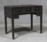 Shanxi Elm Table With 3 Drawers 130 Years Old