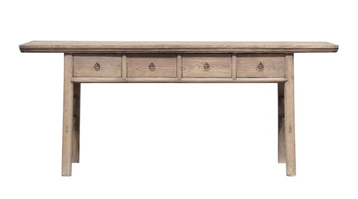 Shanxi 200cm Console Table with Drawers 130 Years Old