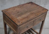 Shanxi 78cm Table with Drawers 150 Years Old