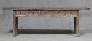 Shanxi 244cm Console Table with Drawers 130 Years Old