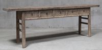 Shanxi 244cm Console Table with Drawers 130 Years Old