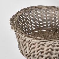 Rattan Basket On Stand