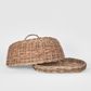 Oval Basket W Cover S/2