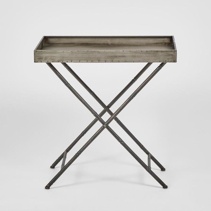 Burgundy Butler's side table Tray