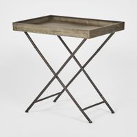 Burgundy Butler's side table Tray