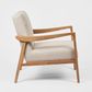 Preston Armchair Ash Natural Fabric