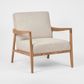 Preston Armchair Ash Natural Fabric