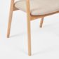 Mason Dining Chair Ash Natural Fabric