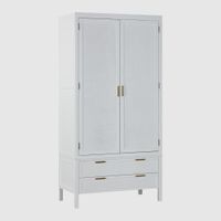 Santorini Wardrobe in White