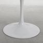 Aurora Round Dining Table Marble White 120cm