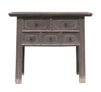 Shanxi 100cm Table with Drawers 150 Years Old