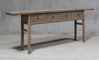 Henan 221cm Table with Drawers 130 Years Old