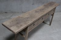 Henan 221cm Table with Drawers 130 Years Old