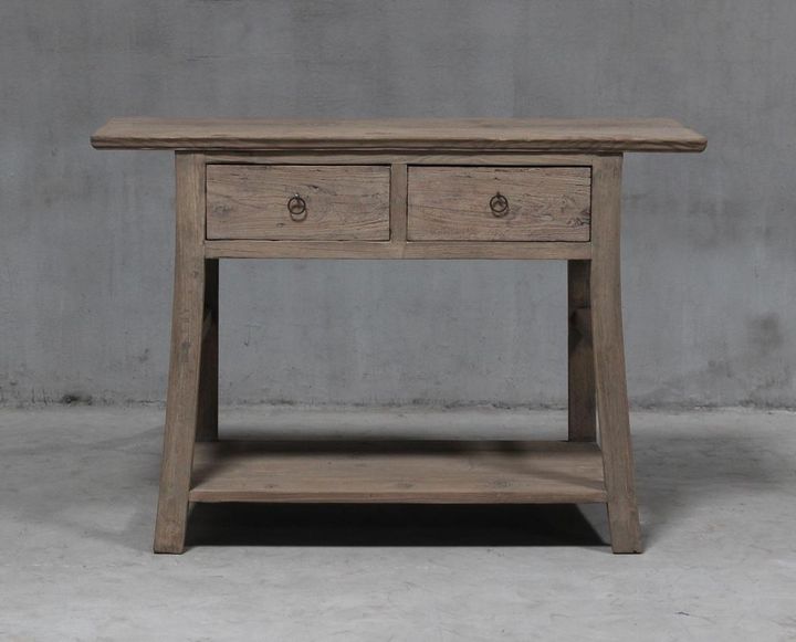 Henan 121cm Table with Drawers 130 Years Old