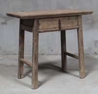 Henan 96cm Table with Drawers 130 Years Old