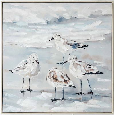 Seagull Flock Wall Art