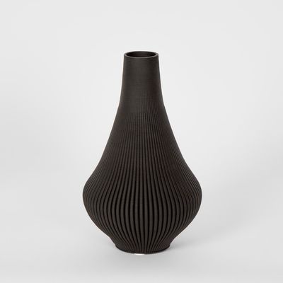 Verne 3D Vase SML Black