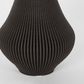 Verne 3D Vase SML Black