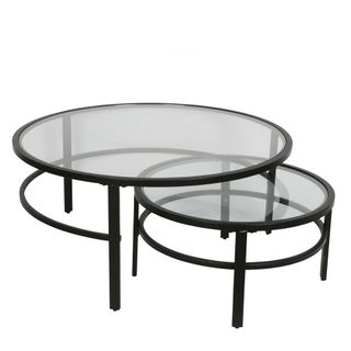 Manarola Coffee Table 

Nest Set Of 2 Black