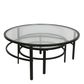 Manarola Coffee Table 

Nest Set Of 2 Black