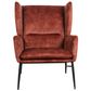 Hemming Wingback Chair Terracotta