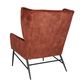 Hemming Wingback Chair Terracotta