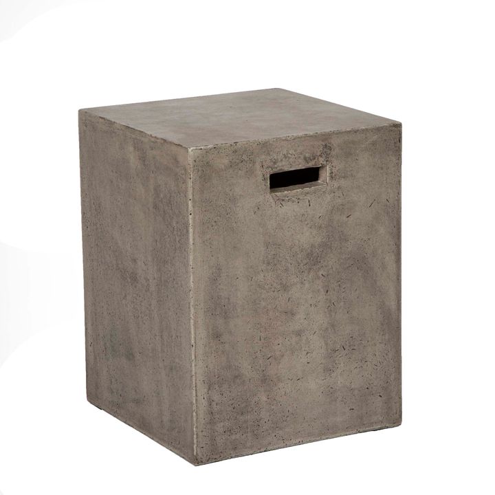 Concrete Square Sidetable