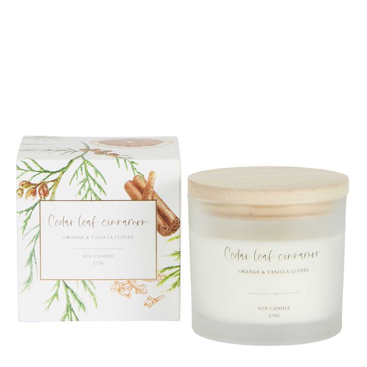 Cedar Leaf Cinnamon Soy Candle 275g