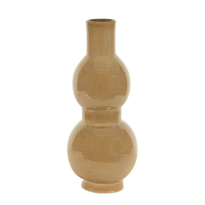 Dinah Stoneware Vase Large Toffee