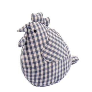 Henrietta Gingham Doorstop Blueberry