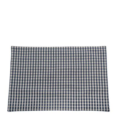 Gingham Placemat Set Of 4  Blueberry